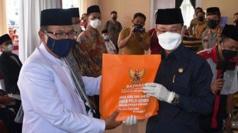 Baznas Majalengka Realisasikan Program “Kita Jaga Kiai dan Santri”