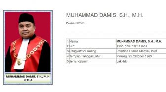 Profil Muhammad Damis, Jatuhkan Vonis ke Juliari Batubara