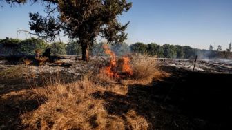 Israel Mengebom Situs Hamas di Gaza Sebagai Balasan Atas Balon Api