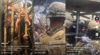 Viral Video Diduga Gadis Afghanistan Sesenggukan Meminta Tolong ke Tentara Amerika