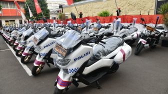 Polri Sumbangkan 51 Unit Kendaraan Dukung PON XX 2021 di Papua, Ada Yamaha MT-25 dan NMAX