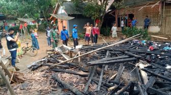 Kebakaran Kembali Landa Pandeglang, 1 Rumah Warga Rata Dengan Tanah