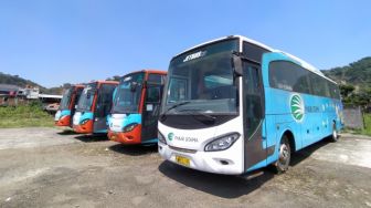 Bisnis Transportasi Darat Di Ujung Tanduk, Sejumlah Bus Terbengkalai
