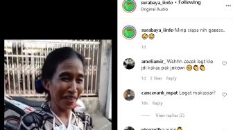 Potret Ibu-ibu Disebut Mirip Presiden Jokowi, Warganet: Cocok Jadi Kakaknya