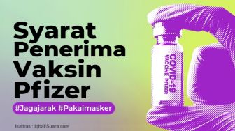 INFOGRAFIS: Syarat Penerima Vaksin Pfizer