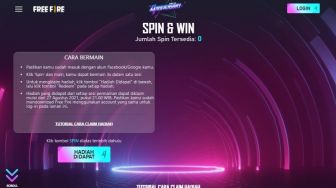 SUDAH MULAI Link Main Free Fire Wheel, Menangkan Voucher dan Samsung Smart TV 50 Inch