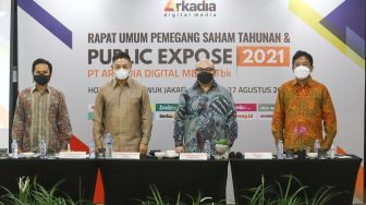 Gelar RUPS dan Pubex 2021, PT Arkadia Digital Media Tbk Ungkap Inisiatif Baru