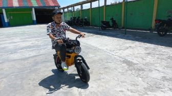 Lebih dekat dengan Motor Listrik Karya SMK Ki Ageng Pemanahan yang Viral Diborong dr Tirta