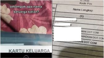 Unik, Semua Nama Anak di Kartu Keluarga Ini Pakai 'Dot Com'