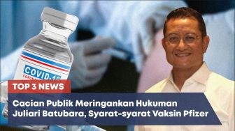 TOP 3 News: Hinaan Ringankan Vonis Juliari, Vaksin Pfizer Mulai Digunakan di Indonesia