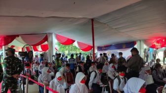 Kolaborasi Kebangsaan, 1.000 Pelajar Jalani Vaksinasi di Kebun Raya Bogor
