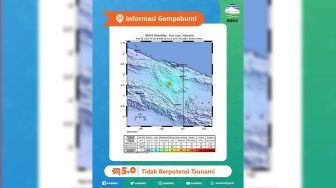 Gempa Magnitudo 5,0 Mengguncang Keerom Papua