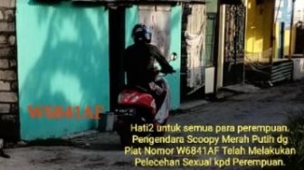 Waspada! Viral Pemotor Pria Berkeliaran Pamer Alat Kelamin ke Emak-emak