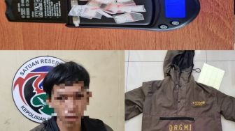 Pengedar Sabu di Wilayah Cipanas Lebak Dibekuk Polisi; 14 Plastik Diamankan