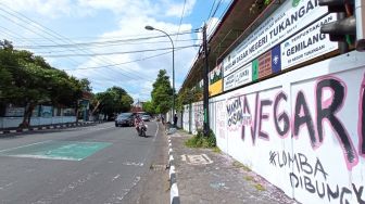 Tembok SDN Tukangan Jadi Korban Aksi Vandal Mengatasnamakan Lomba Mural