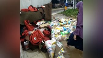 Imbas Banjir di Samarinda, Yayasan Ini Kehilangan 20 Sak Karung Beras Untuk Persediaan