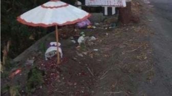Heboh! Ada Kuburan di Pinggir Jalan Raya Klaten, Ternyata Alasannya Memilukan
