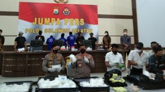 75 Kg Narkoba Asal Surabaya Tiba di Makassar Lewat Laut