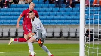 Erling Haaland Cetak Gol, Norwegia vs Belanda Imbang 1-1