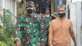 Dandim 0606 Blusukan Jemput Penyandang Disabilitas untuk Divaksin