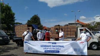 Grup Astra Bali Fokus Vaksinasi hingga Pembagian 500 Paket Sembako Nasional