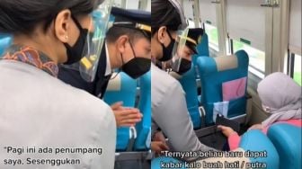 Ibu Nangis di Kereta karena Buah Hati Meninggal, Reaksi Petugas Jadi Viral