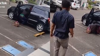 Suami Pergoki Istri yang Diduga Selingkuh di Mobil, Videonya Viral