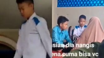 Tak Dijenguk Seperti Temannya, Santri Ini Nangis Hanya Bisa Video Call Orang Tua