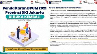 Link Daftar Online BLT UMKM, Selain Melalui Eform BRI Khusus DKI Jakarta