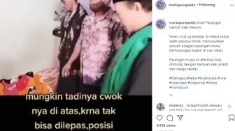 Viral! Pasangan Gancet Saat Mesum, Bisa Lepas Setelah Ditolong Pak Ustad