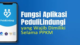 INFOGRAFIS : Aplikasi PeduliLindungi yang Wajib Dimiliki selama PPKM