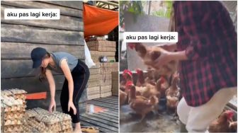 Viral Peternak Ayam Bikin Warganet Salah Fokus: Cowok yang Masih Rebahan Aja Mundur