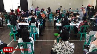 Sambut PTM, 2.300 Pelajar di Kota Malang Ikut Vaksinasi Covid-19