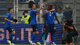 Kualifikasi Piala Dunia 2022: Italia Menang Lagi, Pesta 5 Gol ke Gawang Lithuania