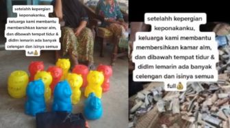 Keluarga Bongkar Celengan Keponakan yang Sudah Meninggal, Isinya Bikin Nangis Haru