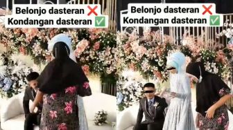 Viral Emak-emak Kondangan Pakai Daster, Reaksi Pengantin Tak Terduga