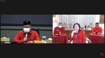 Hadir Virtual Acara PDIP, Megawati dalam Keadaan Sehat, Tepis Hoaks Sakit