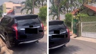 Aksi Parkir Sembarangan Bikin Pria Naik Darah,'Kalau Punya Mobil Punya Akal Sehat Juga'