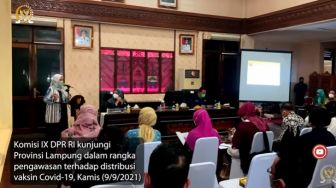 Pengawasan Distribusi Vaksin COVID-19,  Komisi IX Kunker ke Lampung