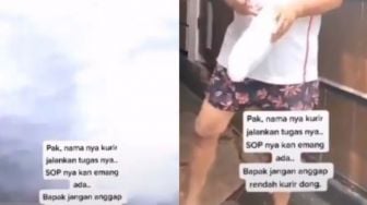 Viral! Bapak Emosi Pas Terima Paket, Ucapannya Makjleb Serasa Rendahkan Kurir