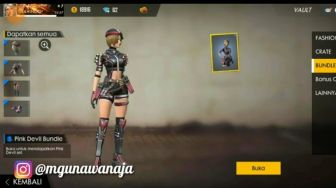 Cara Mendapatkan Pink Bundle Loot Crate, Mudah Hanya 30 Diamond Free Fire