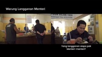 Viral Warung Pecel Favorit Para Menteri di Yogya: Erick Thohir sampai Mahfud MD