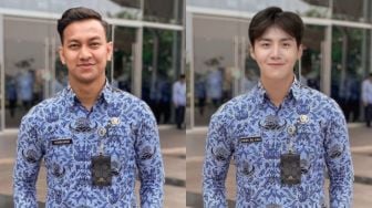 7 Potret Fadhil Achyari, PNS di Balik Viralnya Meme 'Lurah' Kim Seon Ho