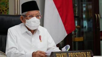 Wapres Maruf Amin Dukung Polisi Proses Hukum Mubalig Terduga Teroris