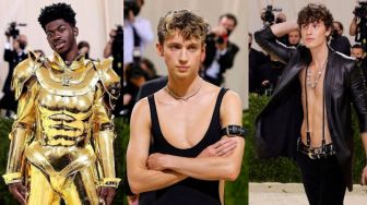 Memesona! Ini 5 Gaya Super Nyentrik Seleb Pria di Met Gala 2021