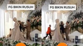 Fotografer Rusuh Nyaris Jotos Pengantin Pria di Pelaminan, Ending Tak Terduga