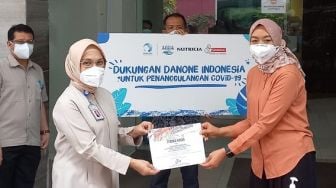 Donasi Kemanusiaan Danone Indonesia untuk Penanggulangan Pandemi Covid-19