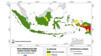 Hujan Lebat di Sumut, BMKG: Waspadai Potensi Banjir dan Longsor