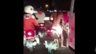 Viral Pria Pengendara Motor Bugil Ugal-ugalan di Sidoarjo, Arek Endi Lur?