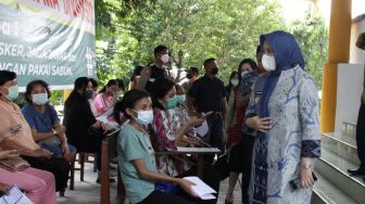 Wakil Walikota Fatma Rusdi Harap Ada Ruang Vaksin Covid-19 Khusus Perempuan